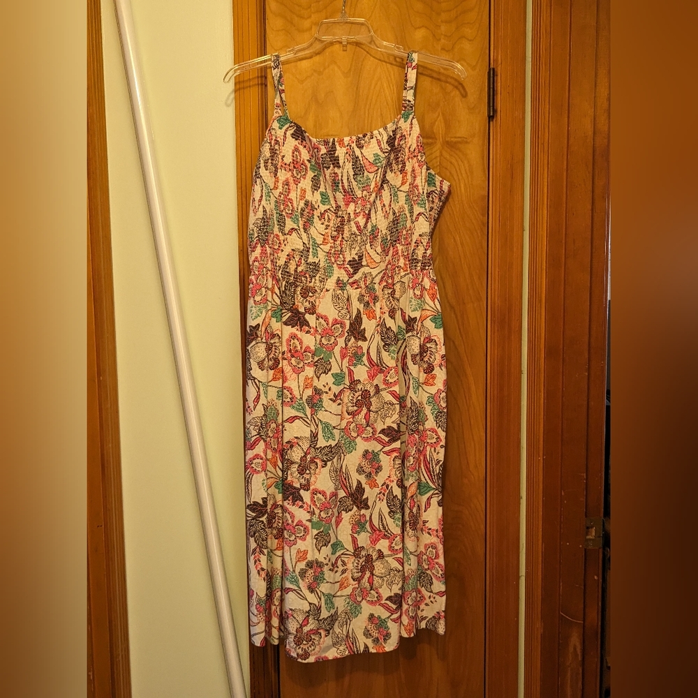 Women's XXL paisley print maxi dress
